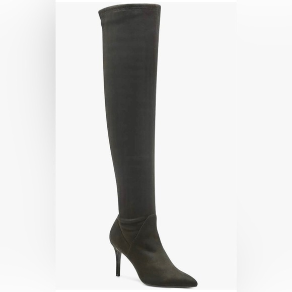 Jessica Simpson Abrine black soft suede Over-The-Knee stiletto Boots size 11 new - Picture 5 of 6